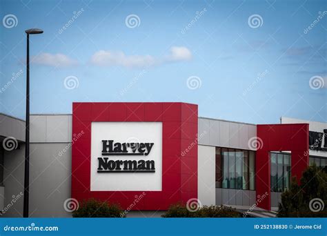 Picture of a Sign with the Logo of Harvey Norman on Their Main Store in Ljubljana, Slovenia ...