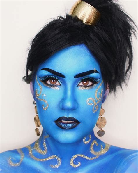 genie makeup | Disney costume makeup, Disney makeup, Fantasy makeup