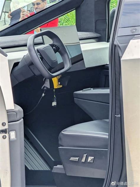 Tesla Cybertruck Interior Shown in Newly Leaked Photos