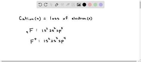 SOLVED: Write the full ground state electron configuration of F+ ...