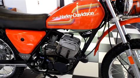 1975 AMF Harley Davidson SXT125 | 118 MILES!!! LIKE NEW!!! - YouTube