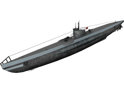 DKM U-boat type VII 3D Model - 3D CAD Browser