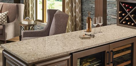 Living Room Scene | Countertop Quartz Chakra Beige Quartz