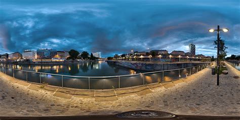 Schwimmende Garden at night - Urban HDRi Map - HDRMAPS™