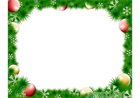 Christmas Wreath Vector Border | Free Vector Art at Vecteezy!