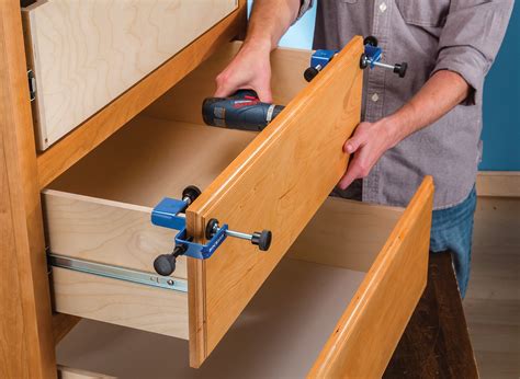 New Rockler Clamps Make Precise Installation of Cabinet Drawer Fronts Easy