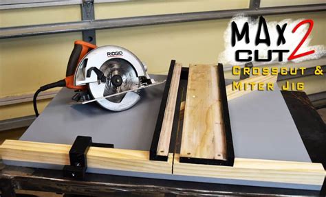 Crosscut and miter jig | Mesa para sierra circular, Plantillas para ...