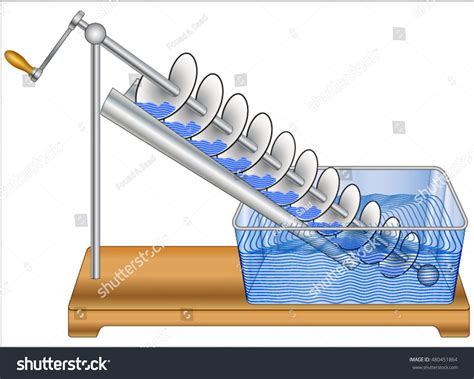 Archimedes Screw Stock Vector (Royalty Free) 480451864 | Shutterstock