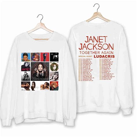 Together Again Tour 2023 Janet Jackson Shirt