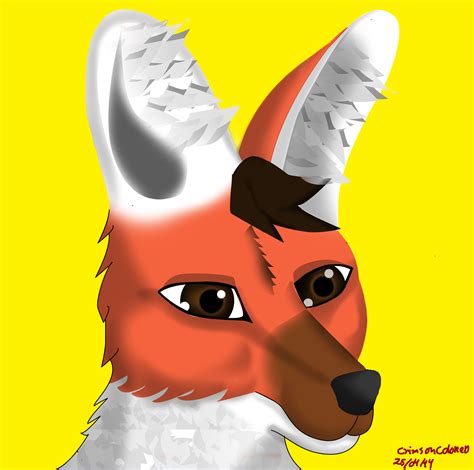 Maned Wolf fursona by CrimsonColored on deviantART