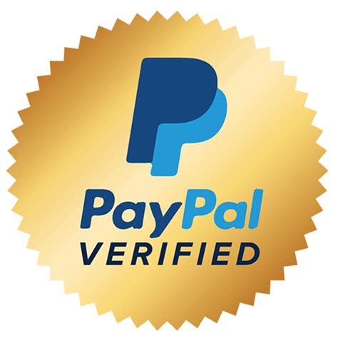 We Accept PayPal Verified Logo