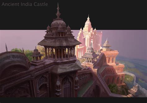 ArtStation - Ancient India Castle