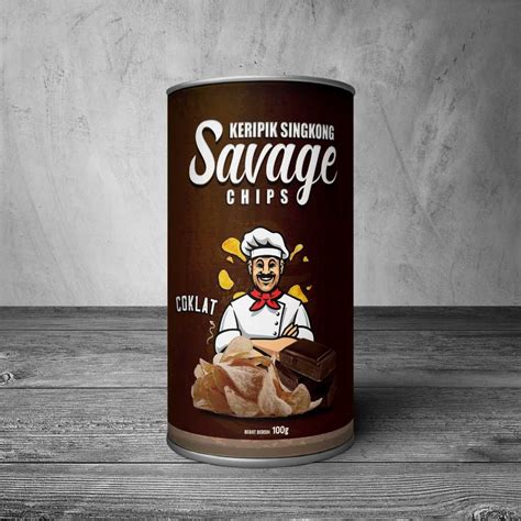 Jual SAVAGE CHIPS KERIPIK SINGKONG ( COKLAT ) | Shopee Indonesia