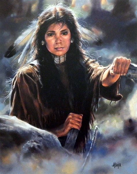 Maija White Feather Poster | Native american women, Native american art, Native american images