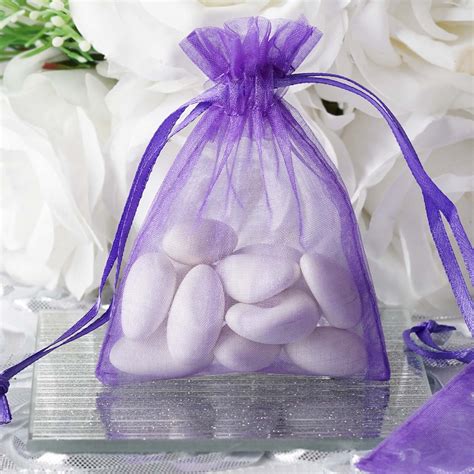 Efavormart 10PCS Organza Gift Bag Drawstring Pouch for Wedding Party ...