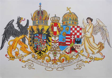 Coat of arms of Austria-Hungary drawing by R7artist on DeviantArt