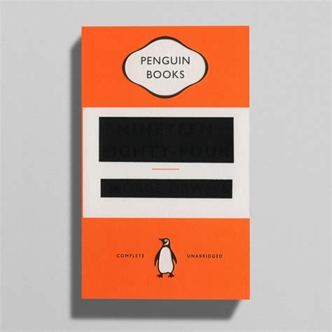 Brilliant book cover design for Orwell’s 1984