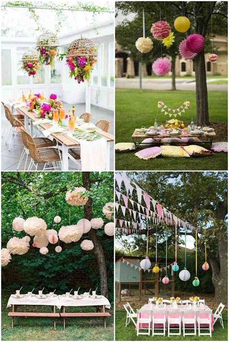 60 Summer Garden Party Decor Ideas to Create a Festive Vibe Outdoors Backyard Bbq Party, Summer ...