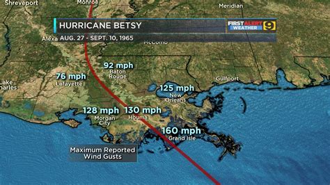 54 years later, Betsy upgraded to a Category 4 hurricane