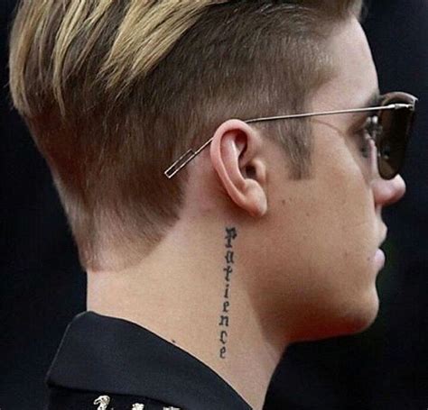 Pin de Usuario de Pinterest en Bieber Blonde | Tatuajes de celebridades ...