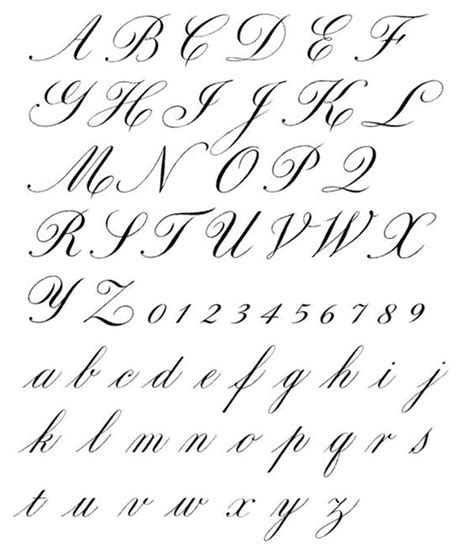 A Calligraphy Guide for the Beginners | All About Fonts and Alphabets | Tattoo fonts alphabet ...