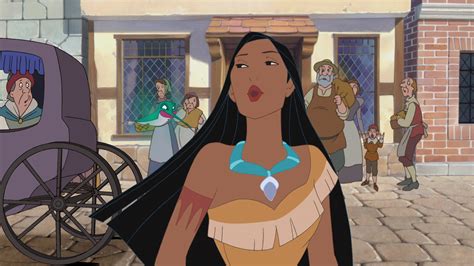 Pocahontas II: Journey to a New World; Pocahontas gets a Princess Dress ...