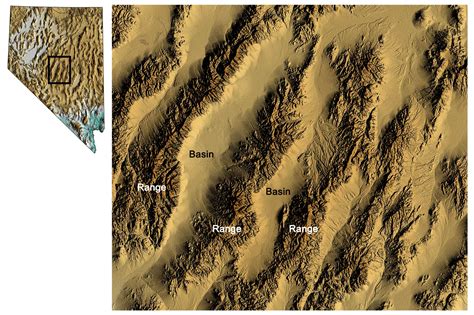 Topography of the Basin and Range — Earth@Home