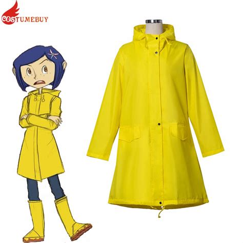 Coraline-Coraline-Jones-Cosplay-Costume-Yellow-Hooded-Coat-Coraline-Storybook-Yellow-Rainwear ...