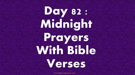 Day 82 : Midnight Prayers With Bible Verses-Bibleandprayers.com