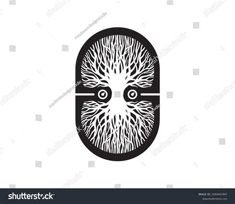 Mirrored Twin Kalpawreksa Kalpavrkṣa Kalpataru Mythological Stock Vector (Royalty Free ...