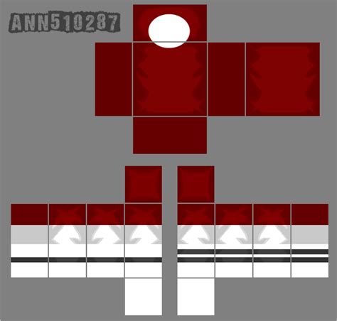 ROBLOX Red Shirt Template by Ann510287 on DeviantArt