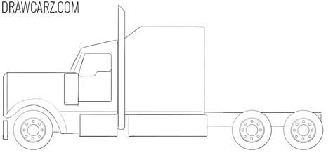 How to Draw a Semi-Truck