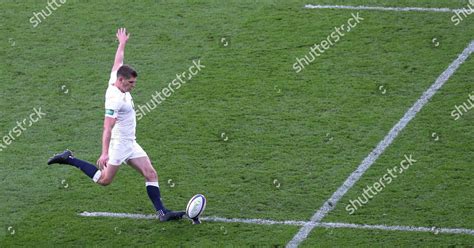 Owen Farrell Captain England Kicks Conversion Editorial Stock Photo ...