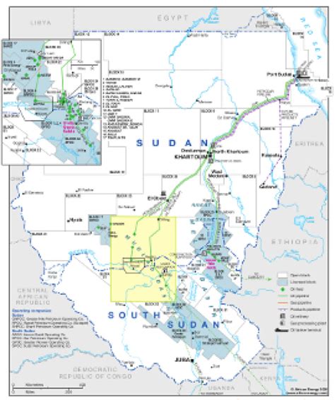 Oil infrastructure in Sudan and South Sudan | African Energy