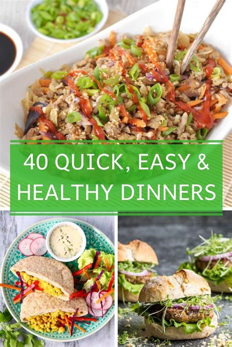 Looking for some quick and easy healthy dinner recipes? I’ve scoured the int… | Quick easy ...