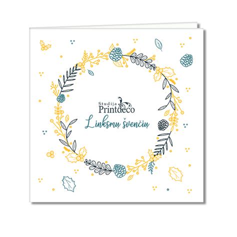 Kalėdinis atvirukas S0506 – Printdeco studija