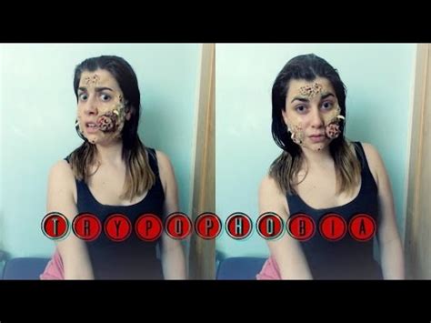 trypophobia on face: make up tutorial - YouTube