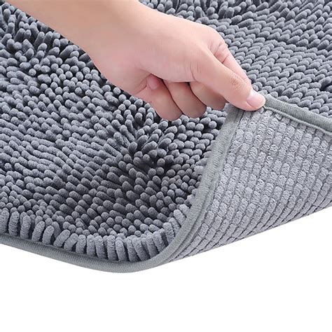 Aliexpress.com : Buy Soft Shaggy Solid Microfiber Shower Rug Machine ...