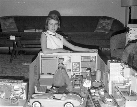 My Mom Posing With Her Barbie House, I Also Played With The, 40% OFF