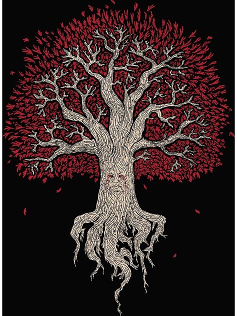 "Weirwood Tree" Art Print for Sale by SharkPants | Redbubble