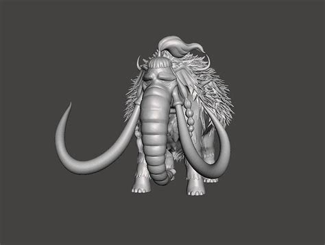 Jack the Drought Mammoth form 3D Model 3D model 3D printable | CGTrader