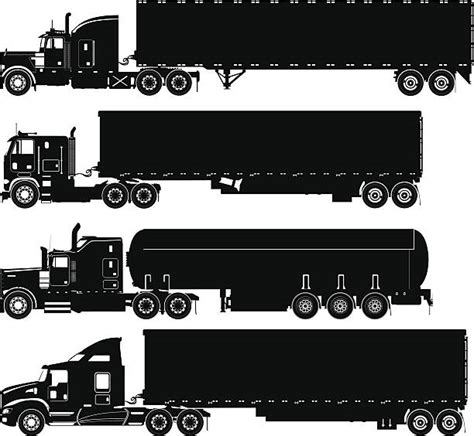 2,400+ Semi Truck Silhouette Stock Photos, Pictures & Royalty-Free ...