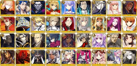 Servant Checklist: How many story-locked servants do you have? : r ...