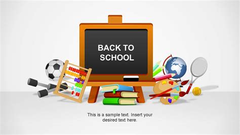 Back To School PowerPoint Template - SlideModel