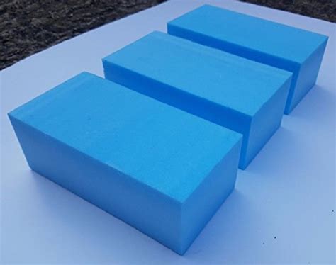 Buy 3 x Modelling Foam Blocks (200mm x 100mm x 75mm) by BluefoamUK | Hard and Dense Blue ...