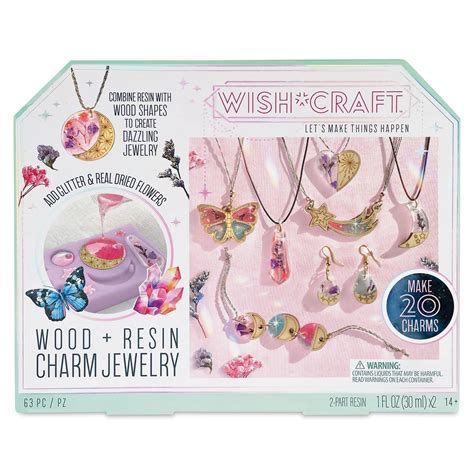 WishCraft Wood + Resin Charm Jewelry Kit | BLICK Art Materials