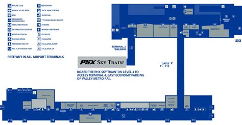 Phoenix Airport Terminal Map