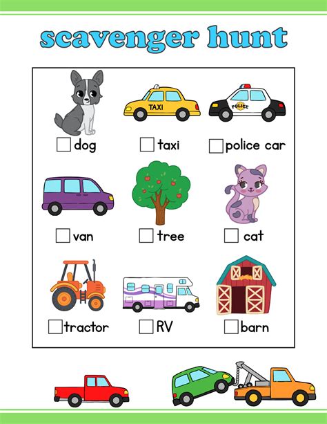 Printable Road Trip Games