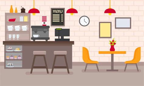 Restaurant Interior Illustrations, Royalty-Free Vector Graphics & Clip Art - iStock