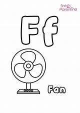 Fan Coloring Page sketch template